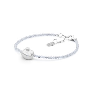 Bratara cu perla naturala si pietre cu argint DiAmanti 242-06B-G (Argint 925‰ 0,7 g.) Bratara cu perla naturala si pietre cu argint DiAmanti 242-06B-G (Argint 925‰ 0,7 g.)